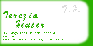 terezia heuter business card